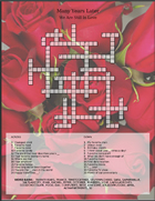 Valentine's Day crossword puzzle