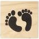 Baby footprints tile