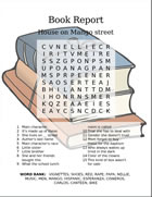 Book report word search puzzle